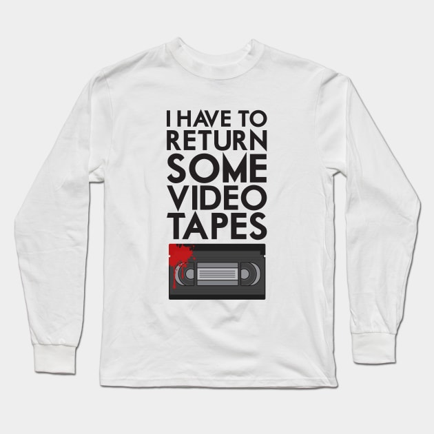 Video Tapes Long Sleeve T-Shirt by Woah_Jonny